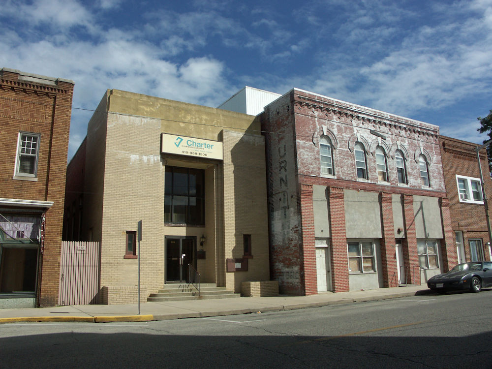 Crisfield Maryland bank
                building