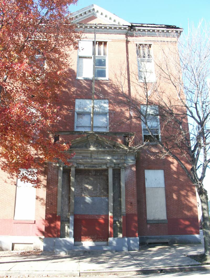 Baltimore's Southwestern Police Stationhouse
                  Calhoun street '