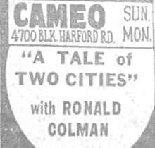 Cameo Theatre Baltimore
