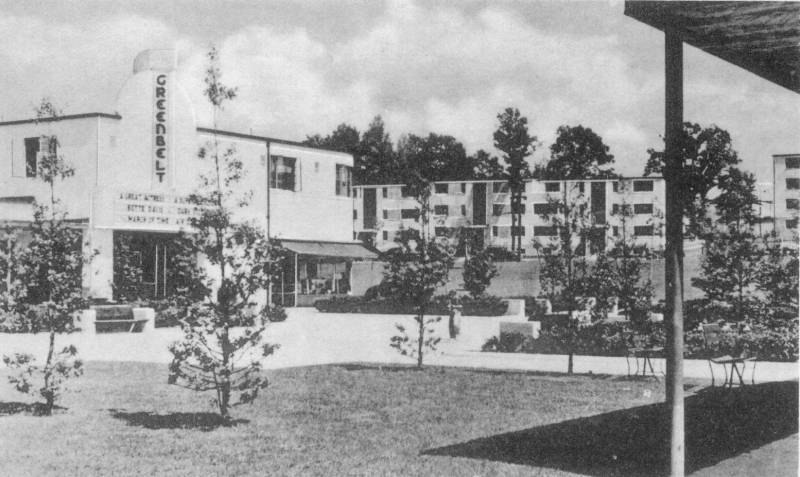 Greenbelt Theatre, Greenbelt Maryland 1930's