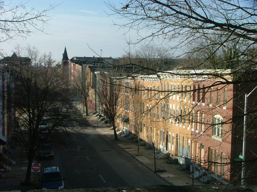 Rowhomes off Greenmount Avenue 2006 Baltimore