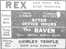 Rex
              Theatre ad Baltimore