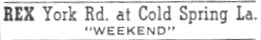 Rex
              Theater ad