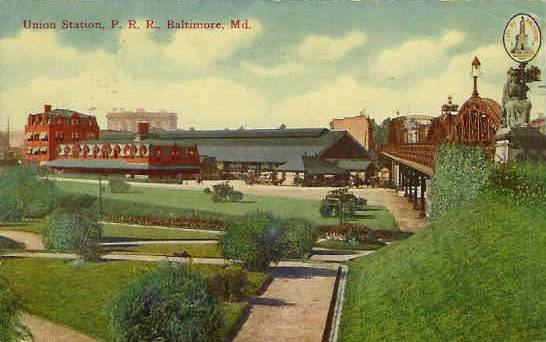 Baltimore's Union Station 1900's