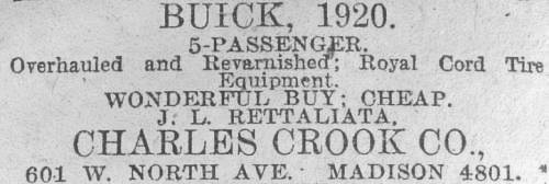 Buick Ad baltimore
