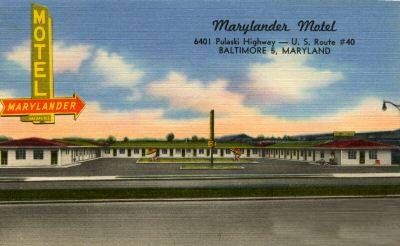 Marylander Motel Baltimore Rt 40 PC