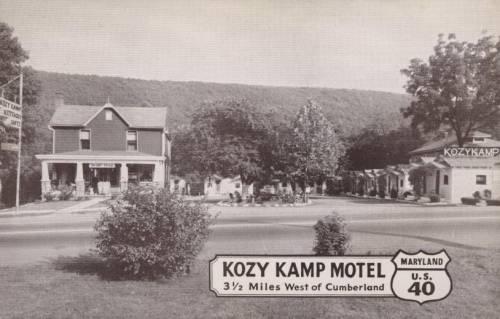 Kozy Kamp Motel Cumberland Maryland Rt 40
