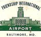 Friendship Airport Baltimore