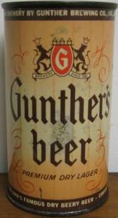 Gunther
                beer Baltimore can