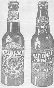 National Prenium National Bohemian Beer Baltimore