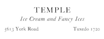 Temple
                    Ice Cream