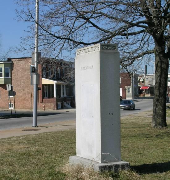 forgotten Wolfe Street WW2 monument Baltimore