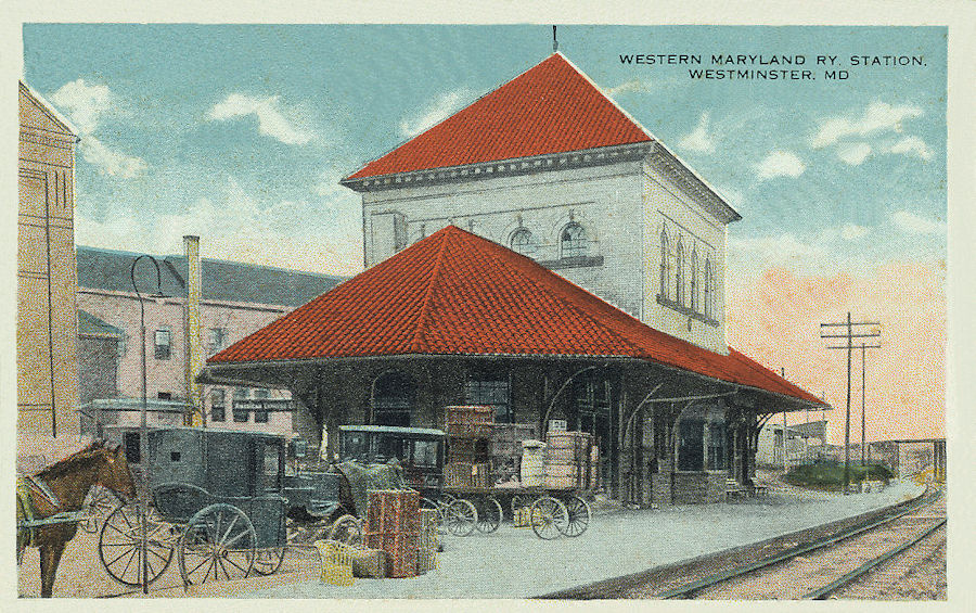 Westminster
                  Maryland train station